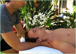 Clients getting Maui Massage